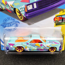 Load image into Gallery viewer, Hot Wheels 2021 '80 El Camino Aqua #44 HW Art Cars 3/10 New Long Card