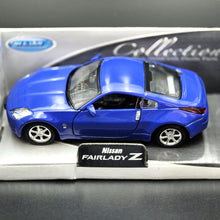 Load image into Gallery viewer, Welly 2003 Nissan Fairlady Z (350Z) Dark Blue 1:36 #42329 Collection Series Boxed
