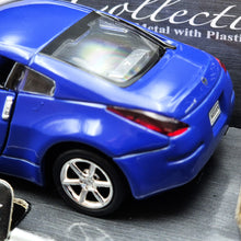 Load image into Gallery viewer, Welly 2003 Nissan Fairlady Z (350Z) Dark Blue 1:36 #42329 Collection Series Boxed