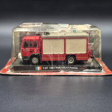 Load image into Gallery viewer, Amercom 1991 Iveco FSR 135.17 Fire Engine France Fire &amp; Rescue Truck 1:57 Die Cast Model