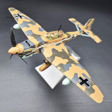 Load image into Gallery viewer, 1941 Junkers JU-87R-2 Stuka Luftwaffe Dive Bomber 1:72 Die Cast Plane