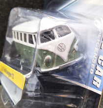Load image into Gallery viewer, Explorafind 1966 Volkswagen T1 Olive Green/White 1:56 Die Cast Van New