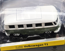 Load image into Gallery viewer, Explorafind 1966 Volkswagen T1 Olive Green/White 1:56 Die Cast Van New