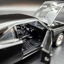 Load image into Gallery viewer, Explorafind 1969 Dodge Charger 500 Black 1:32 Die Cast Car