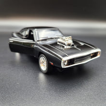 Load image into Gallery viewer, Explorafind 1969 Dodge Charger 500 Black 1:32 Die Cast Car