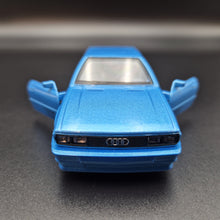 Load image into Gallery viewer, Explorafind 1982 Audi Quattro Blue 1:36 Die Cast Car