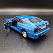 Load image into Gallery viewer, Explorafind 1982 Audi Quattro Blue 1:36 Die Cast Car