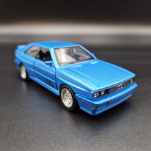 Load image into Gallery viewer, Explorafind 1982 Audi Quattro Blue 1:36 Die Cast Car