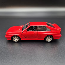 Load image into Gallery viewer, Explorafind 1982 Audi Quattro Red 1:36 Die Cast Car