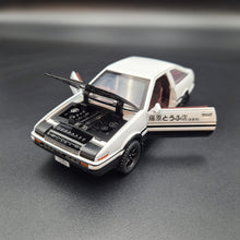 Load image into Gallery viewer, Explorafind 1986 Toyota Trueno AE86 "Initial D" White 1:32 Die Cast Car