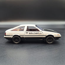 Load image into Gallery viewer, Explorafind 1986 Toyota Trueno AE86 "Initial D" White 1:32 Die Cast Car