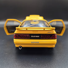 Load image into Gallery viewer, Explorafind 1989 Mazda RX-7 Yellow 1:24 Die Cast Car