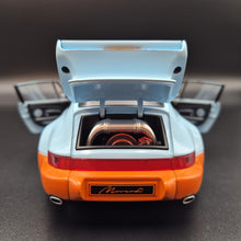 Load image into Gallery viewer, Explorafind 1994 Porsche 964 Turbo Carrera RS Gulf Blue 1:24 Die Cast Car