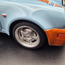 Load image into Gallery viewer, Explorafind 1994 Porsche 964 Turbo Carrera RS Gulf Blue 1:24 Die Cast Car