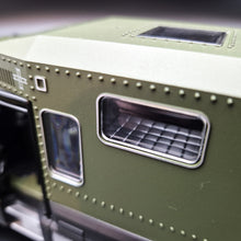 Load image into Gallery viewer, Explorafind 2000 Mercedes Benz Unimog Off Road RV Army Green 1:32 Die Cast Truck
