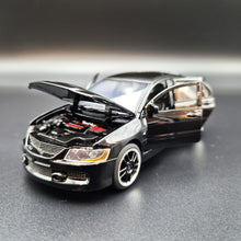 Load image into Gallery viewer, Explorafind 2007 Mitsubishi EVO IX Black 1:32 Die Cast Car