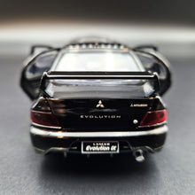 Load image into Gallery viewer, Explorafind 2007 Mitsubishi EVO IX Black 1:32 Die Cast Car