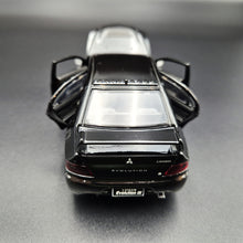 Load image into Gallery viewer, Explorafind 2007 Mitsubishi EVO IX Black 1:32 Die Cast Car