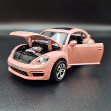 Load image into Gallery viewer, Explorafind 2010 Volkswagen New Beetle Pink 1:32 Die Cast Car