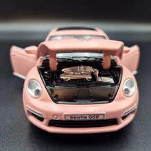 Load image into Gallery viewer, Explorafind 2010 Volkswagen New Beetle Pink 1:32 Die Cast Car