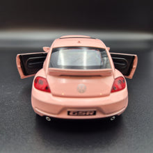 Load image into Gallery viewer, Explorafind 2010 Volkswagen New Beetle Pink 1:32 Die Cast Car