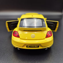 Load image into Gallery viewer, Explorafind 2010 Volkswagen New Beetle Yellow 1:32 Die Cast Car