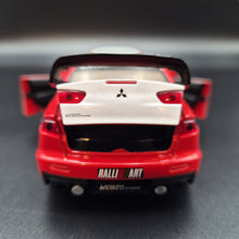Load image into Gallery viewer, Explorafind 2016 Mitsubishi Lancer Evolution X Red 1:32 Die Cast Car