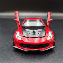 Load image into Gallery viewer, Explorafind 2016 Chevrolet Corvette Z06 C7.R Red 1:32 Die Cast Car
