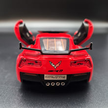 Load image into Gallery viewer, Explorafind 2016 Chevrolet Corvette Z06 C7.R Red 1:32 Die Cast Car