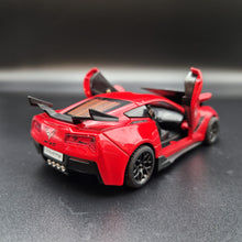 Load image into Gallery viewer, Explorafind 2016 Chevrolet Corvette Z06 C7.R Red 1:32 Die Cast Car