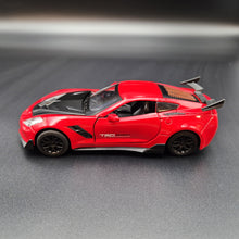 Load image into Gallery viewer, Explorafind 2016 Chevrolet Corvette Z06 C7.R Red 1:32 Die Cast Car