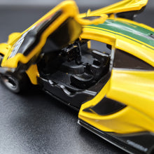 Load image into Gallery viewer, Explorafind 2016 McLaren P1 GTR Yellow 1:32 Die Cast Car