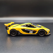 Load image into Gallery viewer, Explorafind 2016 McLaren P1 GTR Yellow 1:32 Die Cast Car