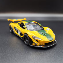 Load image into Gallery viewer, Explorafind 2016 McLaren P1 GTR Yellow 1:32 Die Cast Car