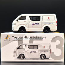 Load image into Gallery viewer, Explorafind 2017 Toyota Hiace White 1:64 Die Cast Van New