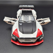 Load image into Gallery viewer, Explorafind 2018 Audi e-tron Vision Gran Turismo White 1:32 Die Cast Car
