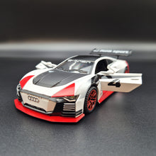 Load image into Gallery viewer, Explorafind 2018 Audi e-tron Vision Gran Turismo White 1:32 Die Cast Car