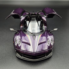 Load image into Gallery viewer, Explorafind 2018 Pagani Huayra Purple 1:32 Die Cast Car
