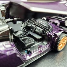 Load image into Gallery viewer, Explorafind 2018 Pagani Huayra Purple 1:32 Die Cast Car