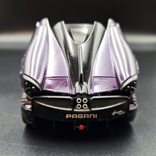 Load image into Gallery viewer, Explorafind 2018 Pagani Huayra Purple 1:32 Die Cast Car