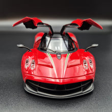 Load image into Gallery viewer, Explorafind 2018 Pagani Huayra Red 1:32 Die Cast Car