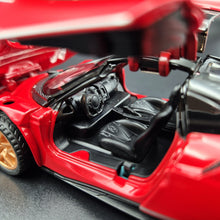 Load image into Gallery viewer, Explorafind 2018 Pagani Huayra Red 1:32 Die Cast Car