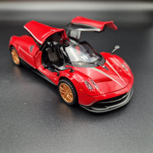 Load image into Gallery viewer, Explorafind 2018 Pagani Huayra Red 1:32 Die Cast Car