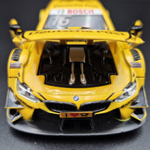 Load image into Gallery viewer, Explorafind 2019 BMW M4 DTM Touring Car Yellow 1:32 Die Cast Car - Timo Glock