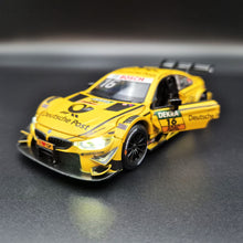 Load image into Gallery viewer, Explorafind 2019 BMW M4 DTM Touring Car Yellow 1:32 Die Cast Car - Timo Glock