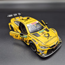 Load image into Gallery viewer, Explorafind 2019 BMW M4 DTM Touring Car Yellow 1:32 Die Cast Car - Timo Glock