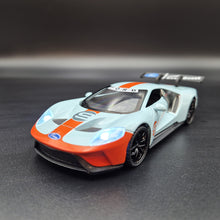 Load image into Gallery viewer, Explorafind 2019 Ford GT Gulf Blue 1:32 Die Cast Car