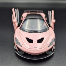 Load image into Gallery viewer, Explorafind 2019 McLaren 570S GT4 Pink 1:32 Die Cast Car