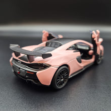 Load image into Gallery viewer, Explorafind 2019 McLaren 570S GT4 Pink 1:32 Die Cast Car