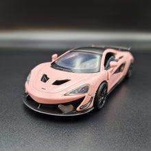 Load image into Gallery viewer, Explorafind 2019 McLaren 570S GT4 Pink 1:32 Die Cast Car